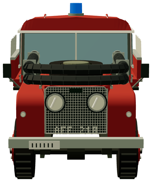Series I Fire Tender — front render