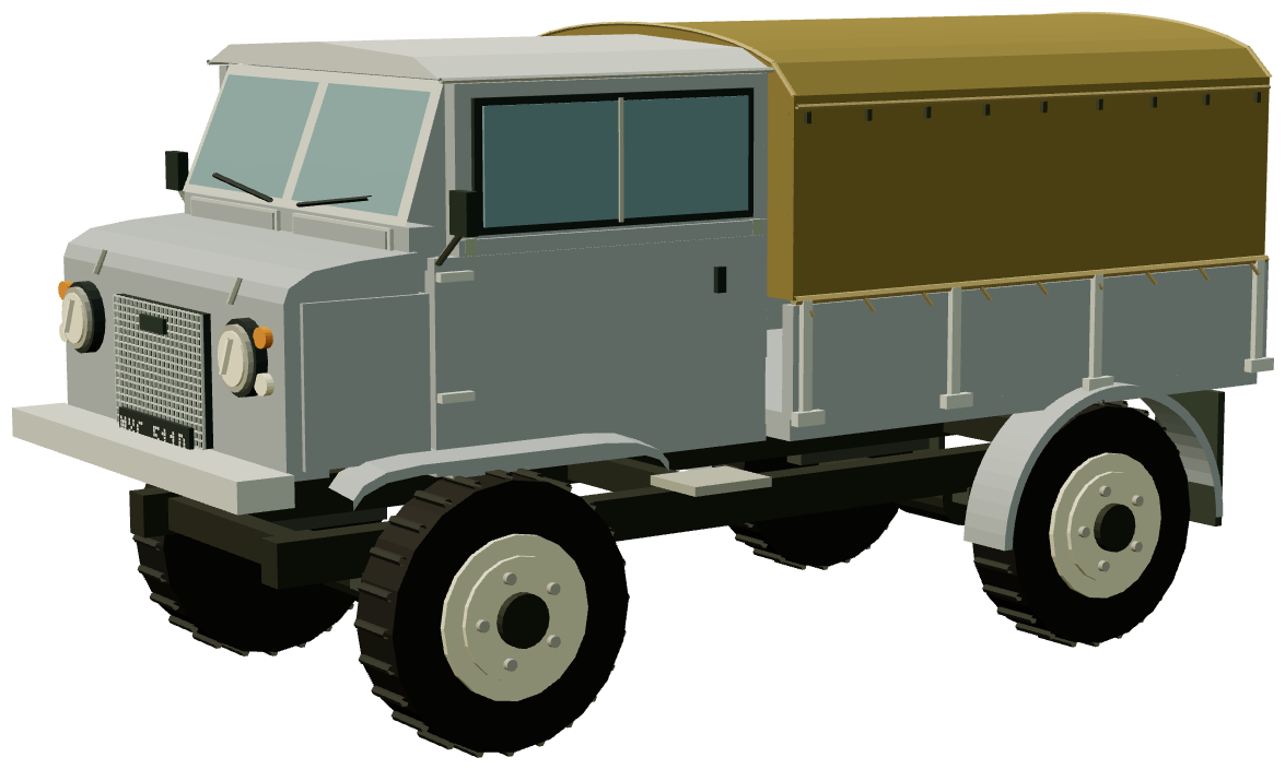 Series IIA Forward Control — three-quarter render
