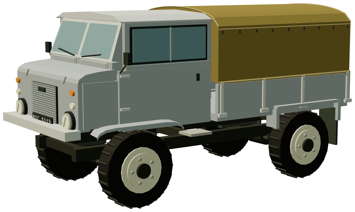 Series IIB Forward Control — three-quarter render