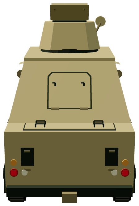Shorland Mk 2 APC — rear render