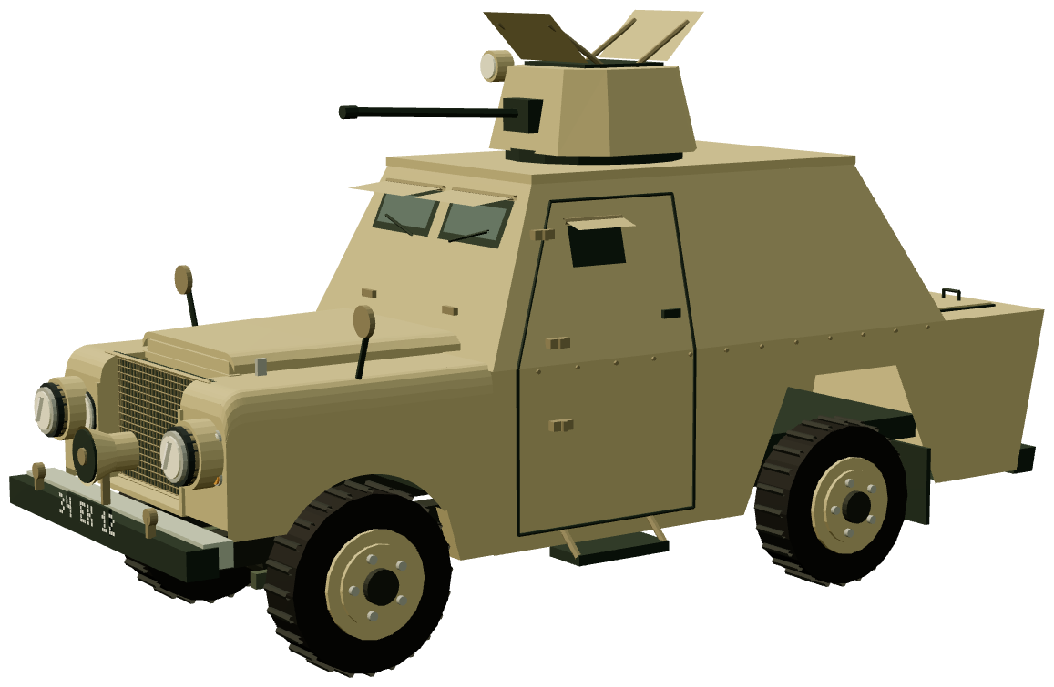 Shorland Mk 2 APC — three-quarter render
