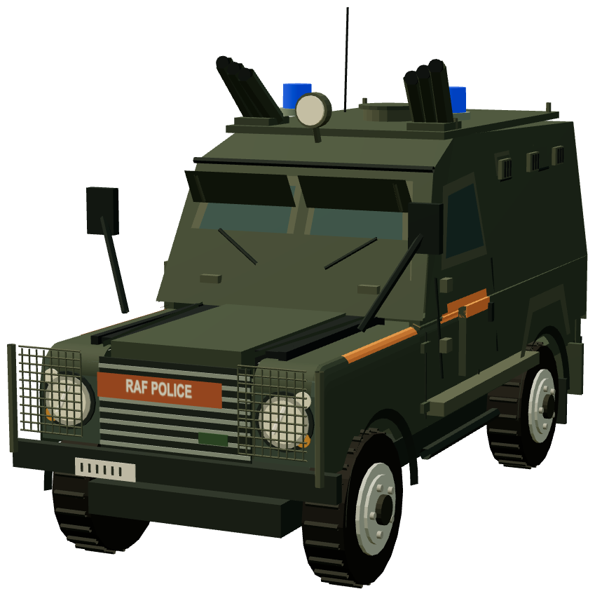 Shorland SB401 APV · RAF Police — front three-quarter render