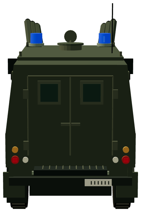 Shorland SB401 APV · RAF Police — rear render