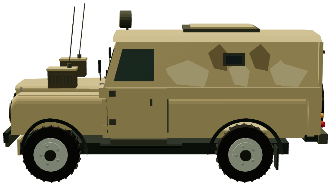 Snatch Land Rover — side render