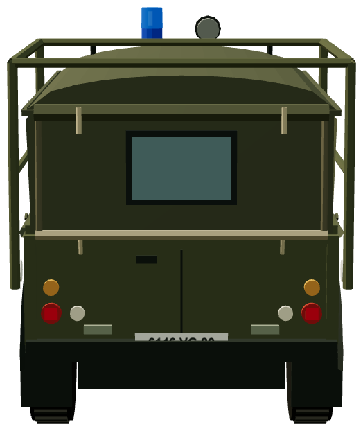 SNSM Defender 110 Soft Top — rear render