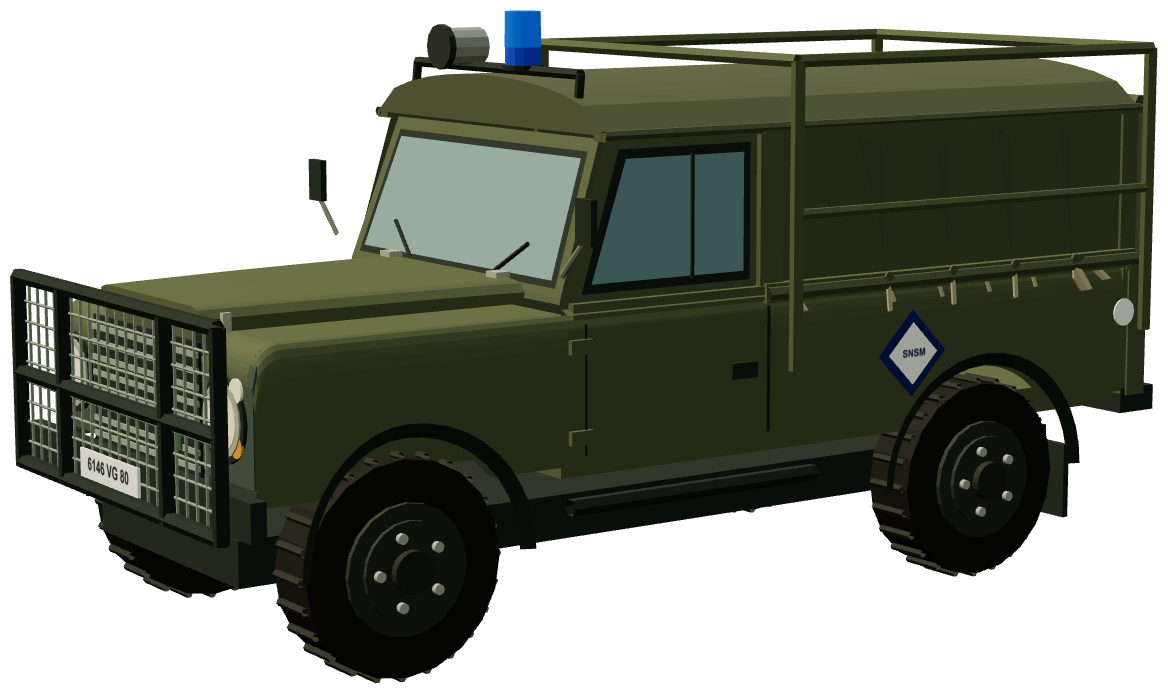 SNSM Defender 110 Soft Top — three-quarter render