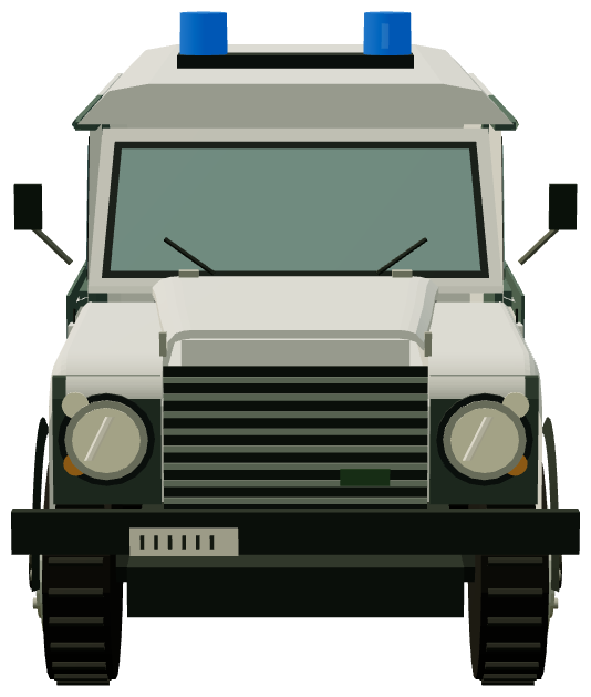 Sofia Police Defender — front render