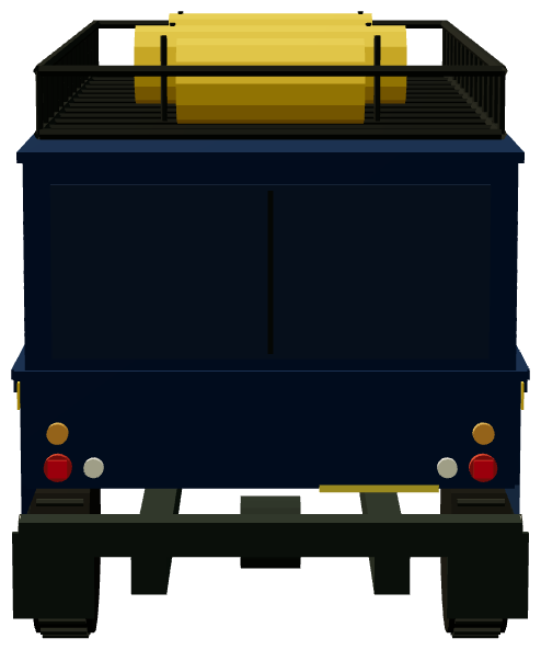 South Shields VLB Coast Rescue Defender 130 — rear render