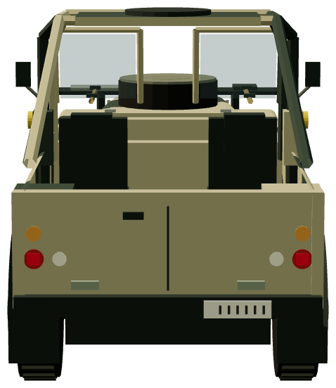 110 Special Operations Vehicle demonstrator — rear render