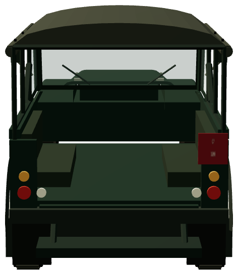 President’s Guard Escort — rear render