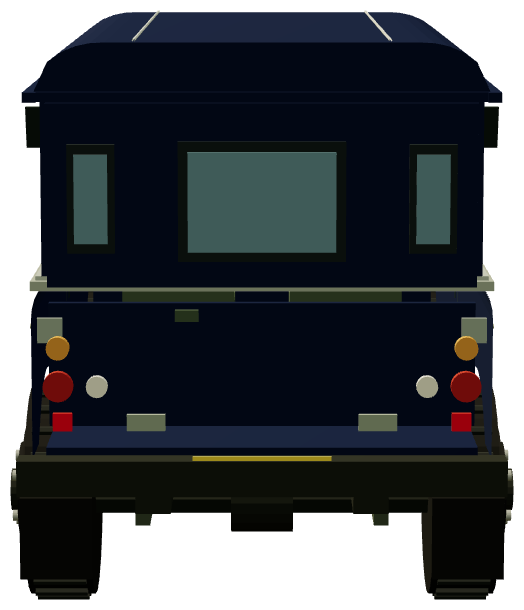 South Yorkshire Police Series III Riot Van — rear render