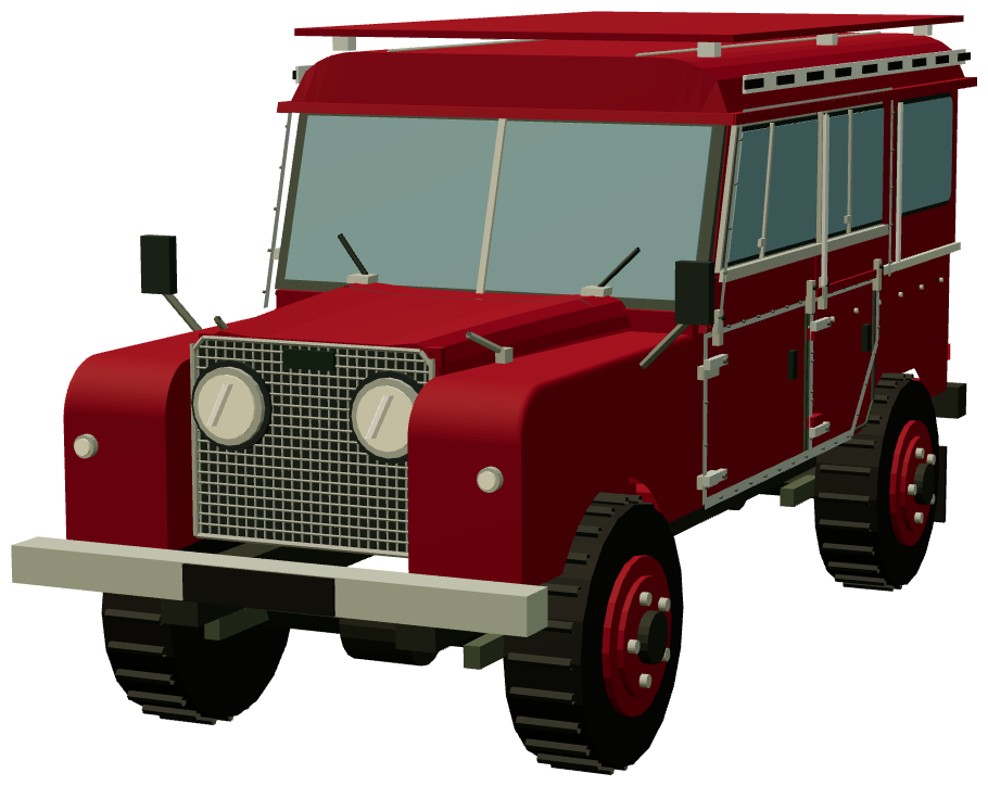 Tropical Roof Station Wagon — front three-quarter render