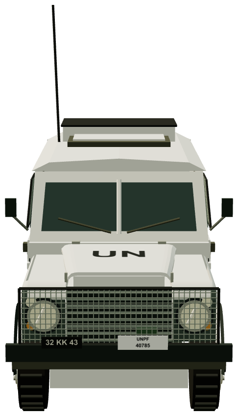 UN Snatch (Bosnia 1993) — front render
