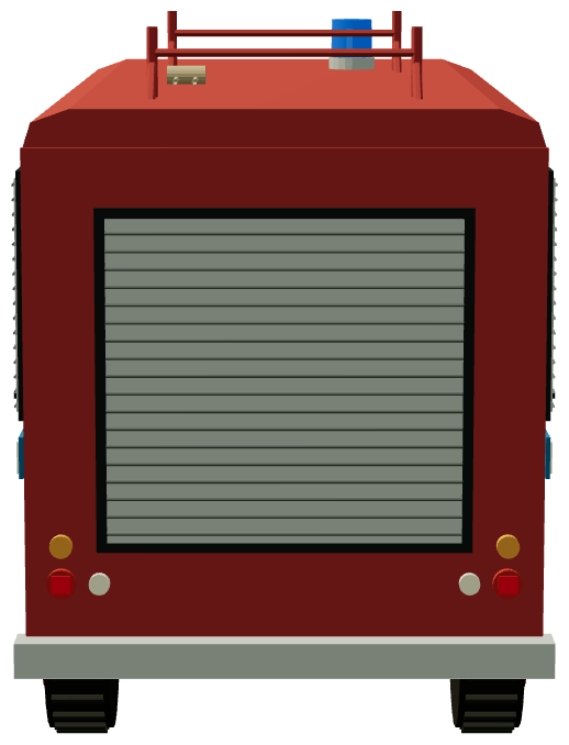 Unipart Works Fire Tender — rear render