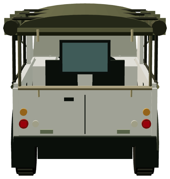 UNTAC Perentie 110 (Cambodia 1993) — rear render