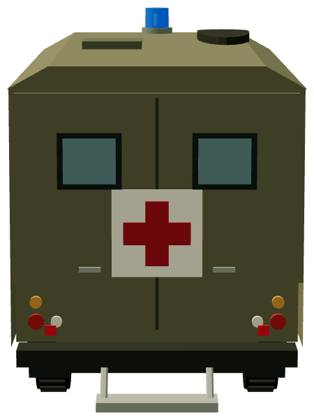 Wolf Ambulance — rear render