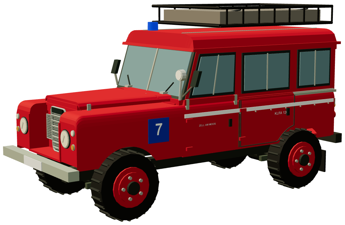 Zell am Moos Rosenbauer KLFA 120 — three-quarter render